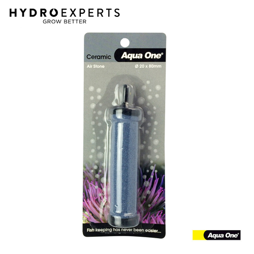 Aqua One Ceramic Air Stone - 20MM x 80MM | Aquarium | Fish Tank