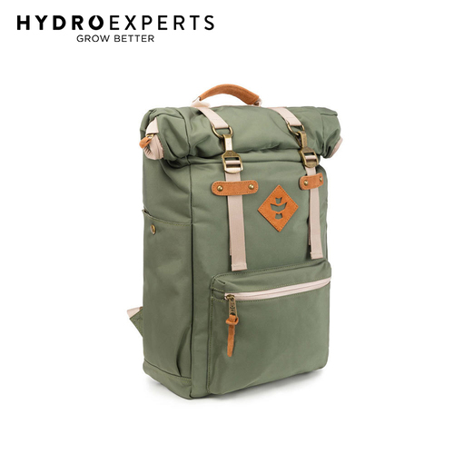 Revelry The Drifter Smell Proof Rolltop Backpack 23L - Sage (Canvas)