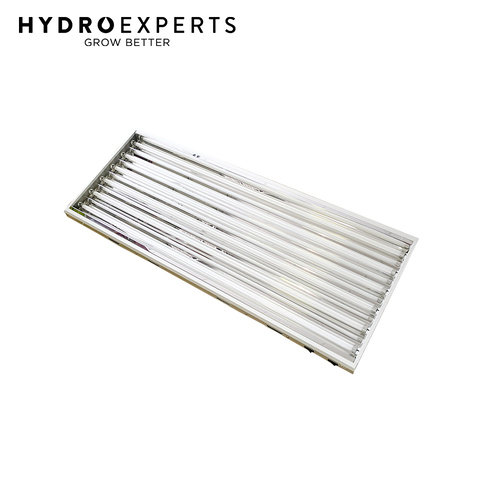 Horti-Vision T5 Fluorescent Grow Light - 324W | 6 x 54W Lamp | 6400K | Daisy Chain