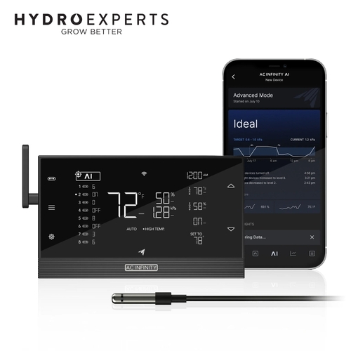 AC Infinity Environmental Controller - Controller AI+ | AI Powered | Dual Zone | WiFi App Control