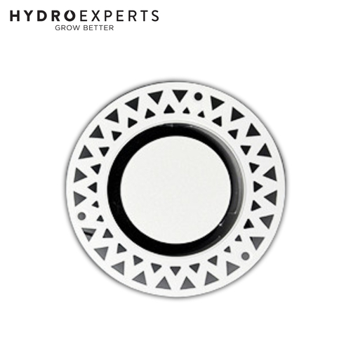 Round Ceiling Frameless White Air Diffuser - 150MM (6“ Inch) | Paintable Air Vent