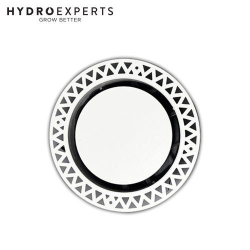 Round Ceiling Frameless White Air Diffuser - 200MM (8“ Inch) | Paintable Air Vent