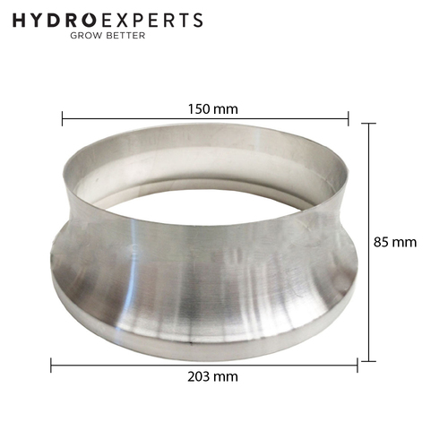 Aluminium Duct Reducer / Increaser - 200MM (8