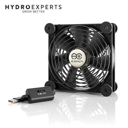AC Infinity Multifan S3 USB Cooling Fan - 120MM | 52 CFM | Ultra Quiet | Dual Ball Bearing