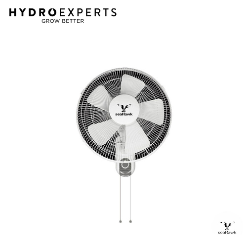 SeaHawk Wall Oscillating Wall Mount Fan - 400MM | 3 Speed | Pull Cord Control