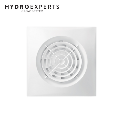 Fantech Silent Wall/Ceiling Mounted Fan With Backdraft Damper -  [Flange Size: 125MM (5