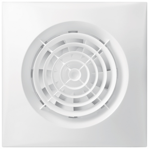 Fantech Silent Wall/Ceiling Mounted Fan w/ Backdraft Damper & Run-On Timer - [Flange Size: 150MM (6