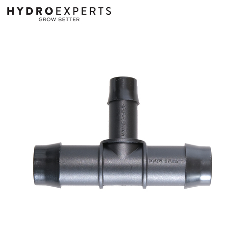 Hose Plastic T Branch Increasing Reducing Tee Connector [Size: 19MM Line - 13MM Branch Reducing Tee]