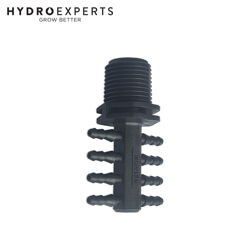 Eight Outlet Manifold - 4MM Feeding Ring | Pressure Regulated Button