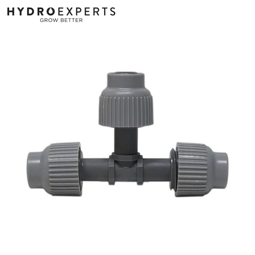 Autopot T-joint with Screw Caps - 13MM | For AutoPot System