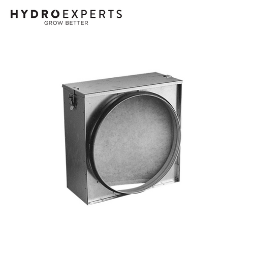 Fantech FGR Filter Box w/ Galvanised Steel Housing - FGR400 | 400MM (14“ Inch) | Dust Filter