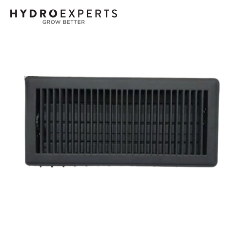 Floor Mounted Grille - Black [Size: 100MM x 300MM]