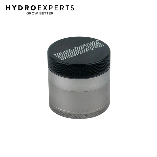 Kannastor 4 Piece Solid Body Herb Grinder - Gunmetal [Size: 38MM]