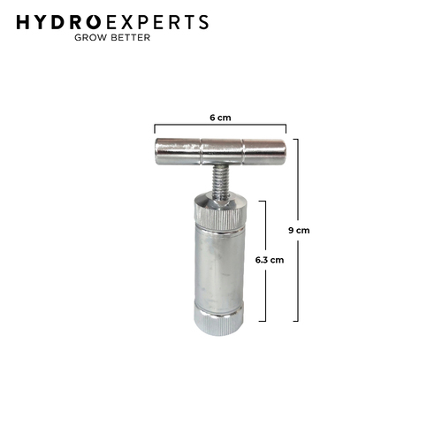Pollen Push Press - Silver | 100% Stainless Steel