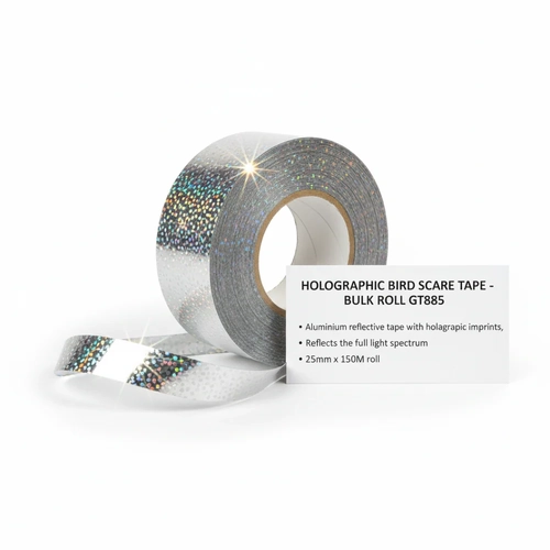 Ryset Holographic Bird Scare Tape - Bulk Roll