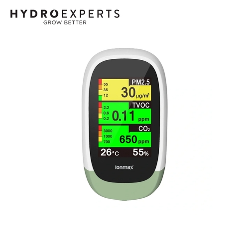 IONMAX Q10 Air Quality Monitor | PM2.5 | TVOC | CO2 | Temp & Humidity Sensor