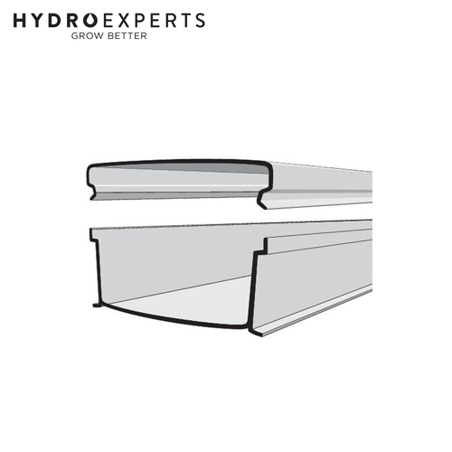 Sure Grow SG70 NFT System with Channel & Lid - 150MM X 70MM | 3M Length