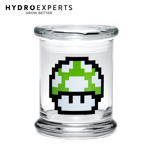 420 Science LG Pop Top Jar Herb Storage - 300ML | Large | 1-Up Mushroom