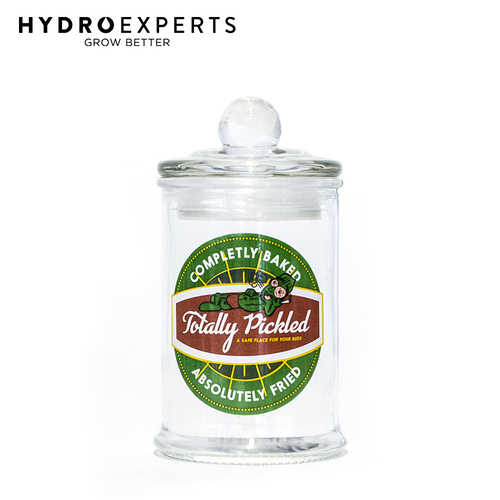 Stash Jar totally Pickled - 150ML | Clear Glass Jar | Herb Storage