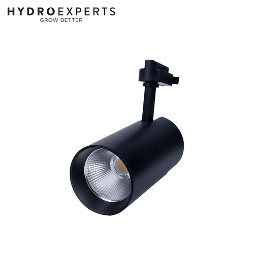 30W LED Grow Light - Black [Option: 1 Head + 1M Track]