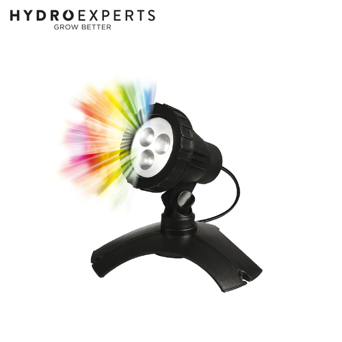 PondMAX 3 LED 8 Colour Pond & Garden Light Only - 5.8W | 12V | DC