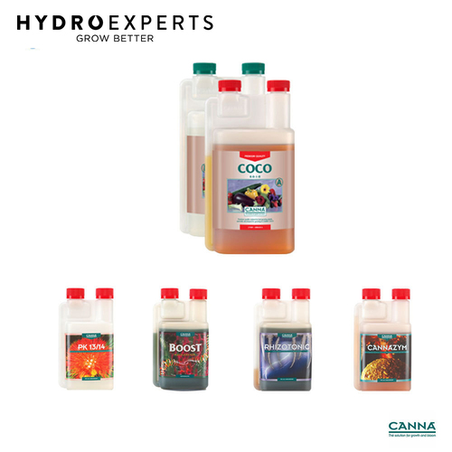 Canna Coco A+B (1LSet) + Rhizotonics + Cannazym + PK 13/14 + Boost 250ML Set