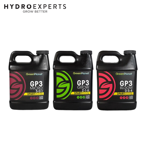 Green Planet Grow + Bloom + Micro - [Size: 3 x 1L Set]