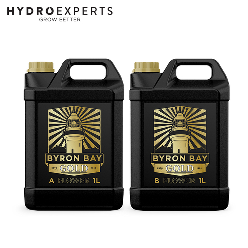 Byron Bay Gold Flower A & B Base Nutrient - 1L Set