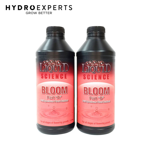Liquid Science Bloom A+B Liquid Base Nutrient - [Size: 2 x 1L]