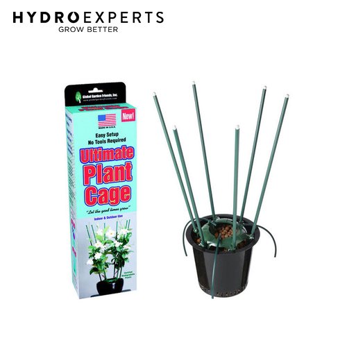 Global Garden Friends Adjustable Ultimate Plant Cage - Easy Setup & Excellent Plant Support