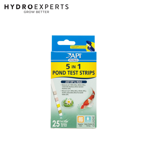 API Pond Care 5-in-1 Test Strips - 25 Packs