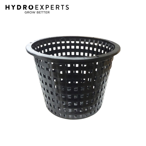 Heavy Duty Basket Mesh Plastic Plant Net Pot - 140MM x 100MM [Number of Pots: 10]