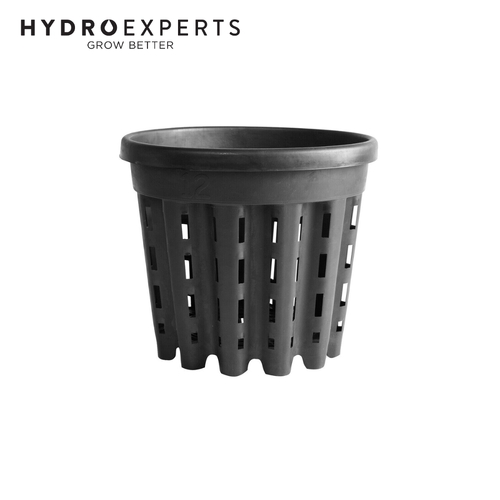 Anti-Root Spiral Super Ercole Round Garden Black Pot - 45L [Number of Pots: 1]