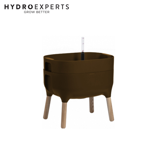 Plastia Urbalive Low Planter - Brown