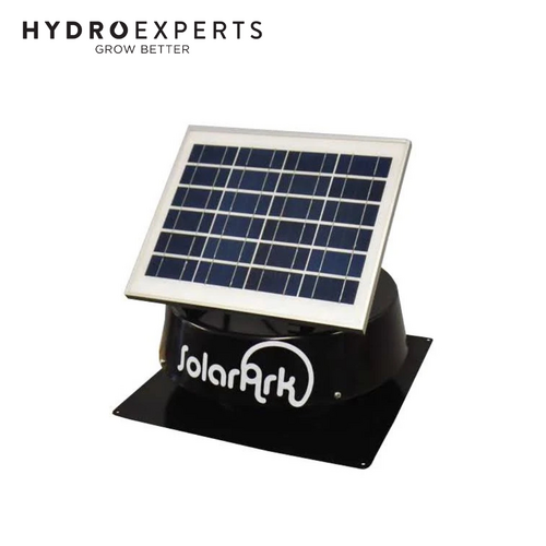 Solarark Solar Powered Roof Mount Exhaust Fan / Ventilator w/ Thermostat - SAV-10T