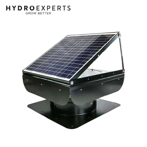 Solarark Solar Powered Roof Mount Exhaust Fan / Ventilator w/ Digital Thermostat - SAV-60T