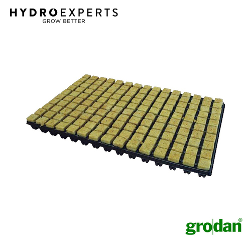 Grodan SBS Rockwool 36/77 Grow Cubes with Tray | 36MM | 77 Cubes | Propagation Medium