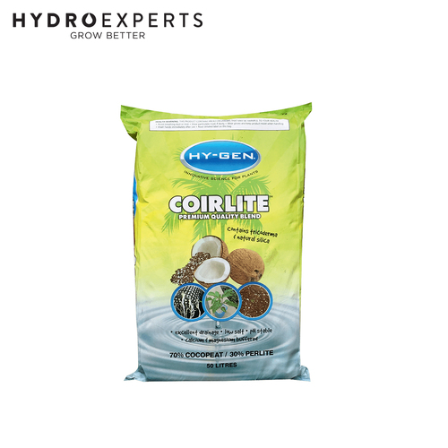Hy-Gen CoirLite Coco Perlite - 50L Bag | 70% Coco & 30% Perlite