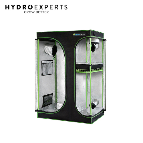 Green Box Tents Hydrokultur-Zelt 200 x 100 x 200 cm Mylar silberfarben 600 D 