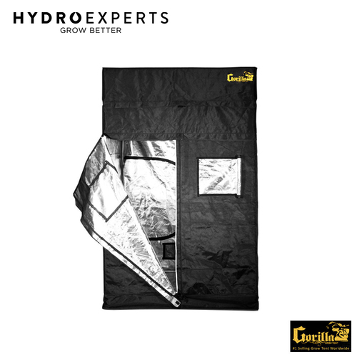 Gorilla Grow Hydroponic Tent GGT55 - 152CM x 152CM x (213CM - 244CM) Infrared Blocking