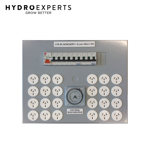 SeaHawk Heavy Duty Light Timer - 48 Outlet + 6 Live | 100A | LMU | [Type: 100A]