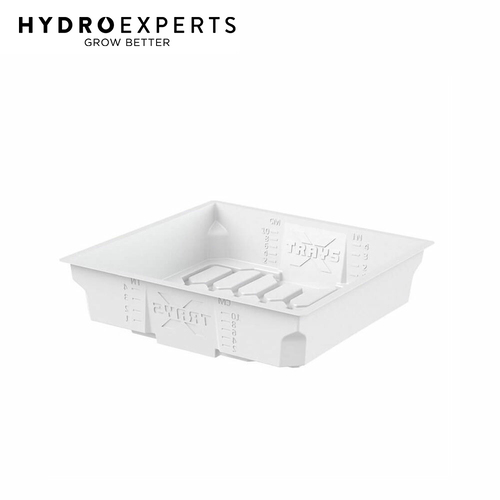 X-Trays Flood & Drain Tray Table - 68CM x 68CM x 16.25CM | 2 x 2 ft | White | Pick Up Only