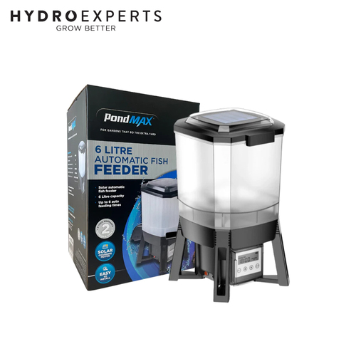 PondMAX Solar Automatic Fish Feeder - 6L