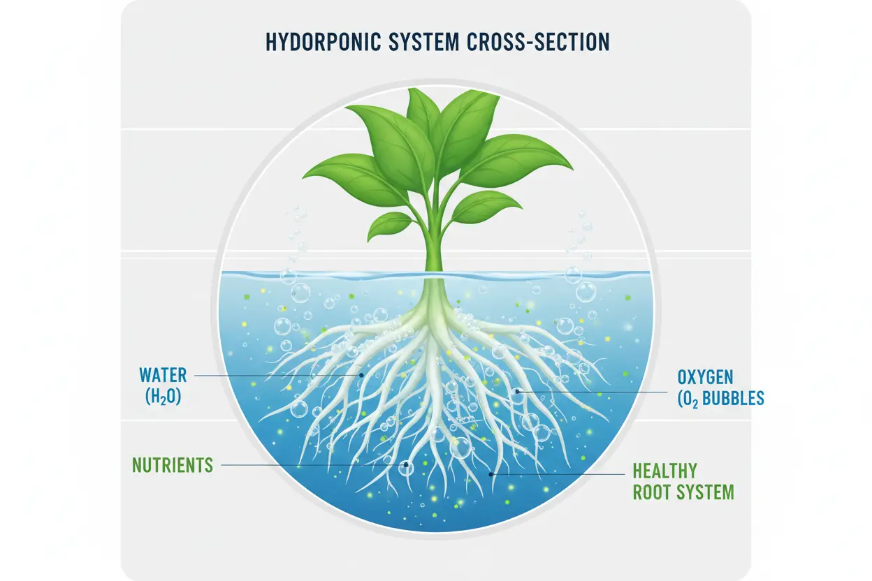 How Oxygen and Water Flow Affect Hydroponic Growth?