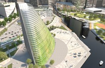 This $US40 million robotic 'plantscraper' will feed over 5,000 people per year